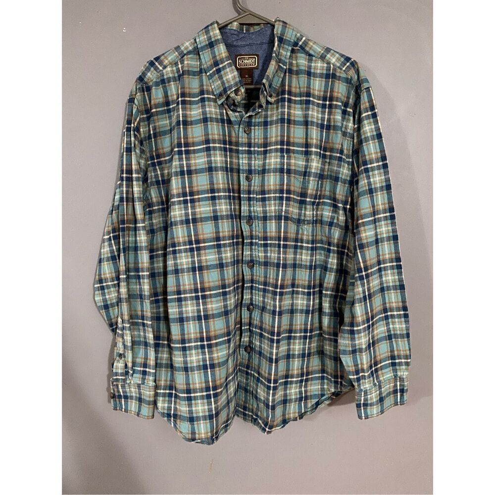 C.E Schmidt Workwear Long Sleeve Button Up Shirt Size XL